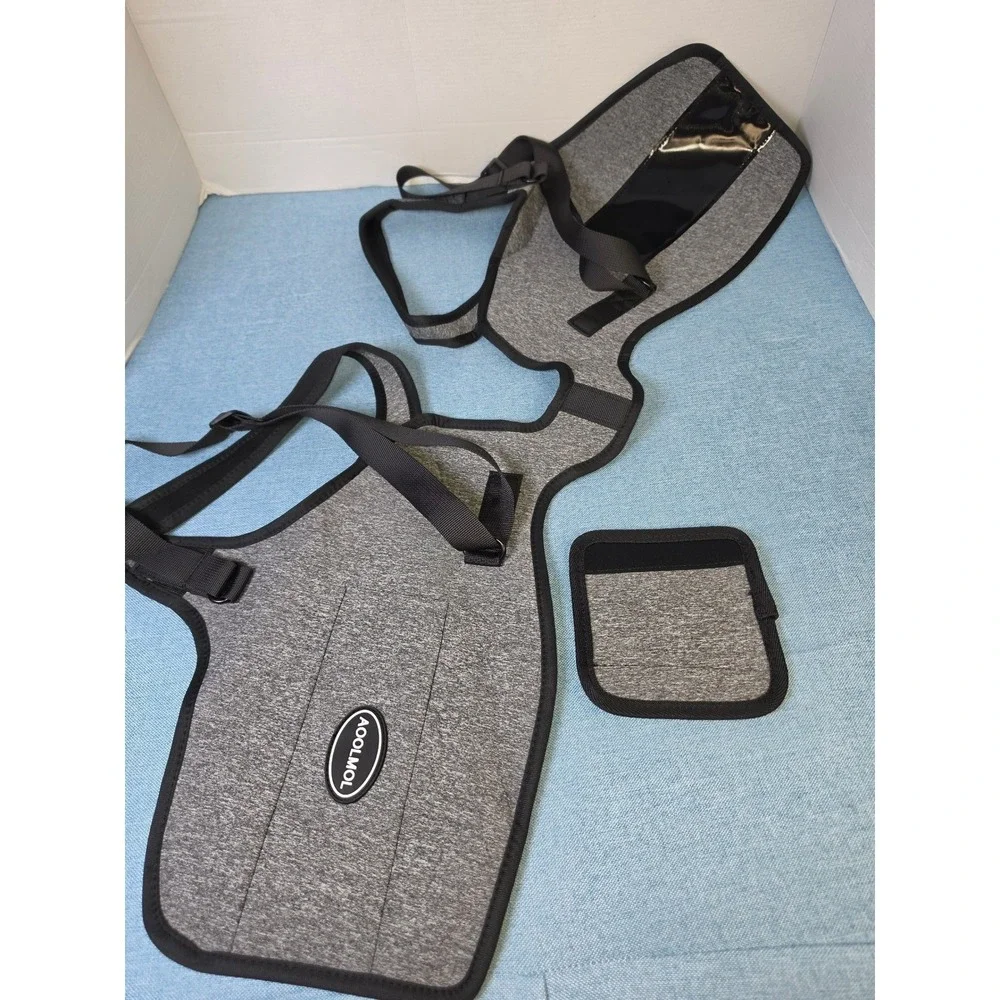 AOOLMOL Dog Lift Harness XL Rear Support Sling for Injured Elderly Dogs Gray